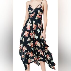 Junior size Handkerchief- Hem Midi Dress